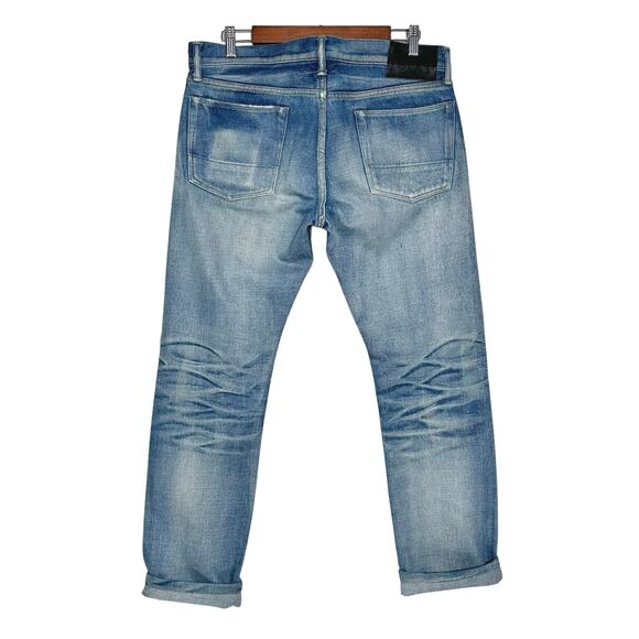 Fabric-Brand & Co. | Men | Japanese Selvedge Slim Straight Denim Jeans | Sz 31 - Picture 3 of 16